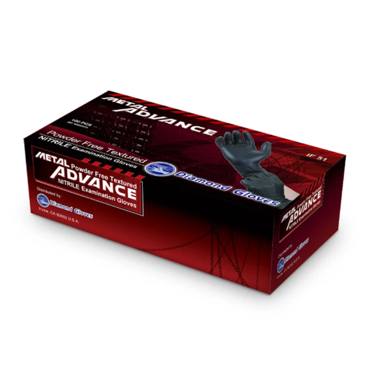 5–6 mil Black Nitrile Exam Gloves