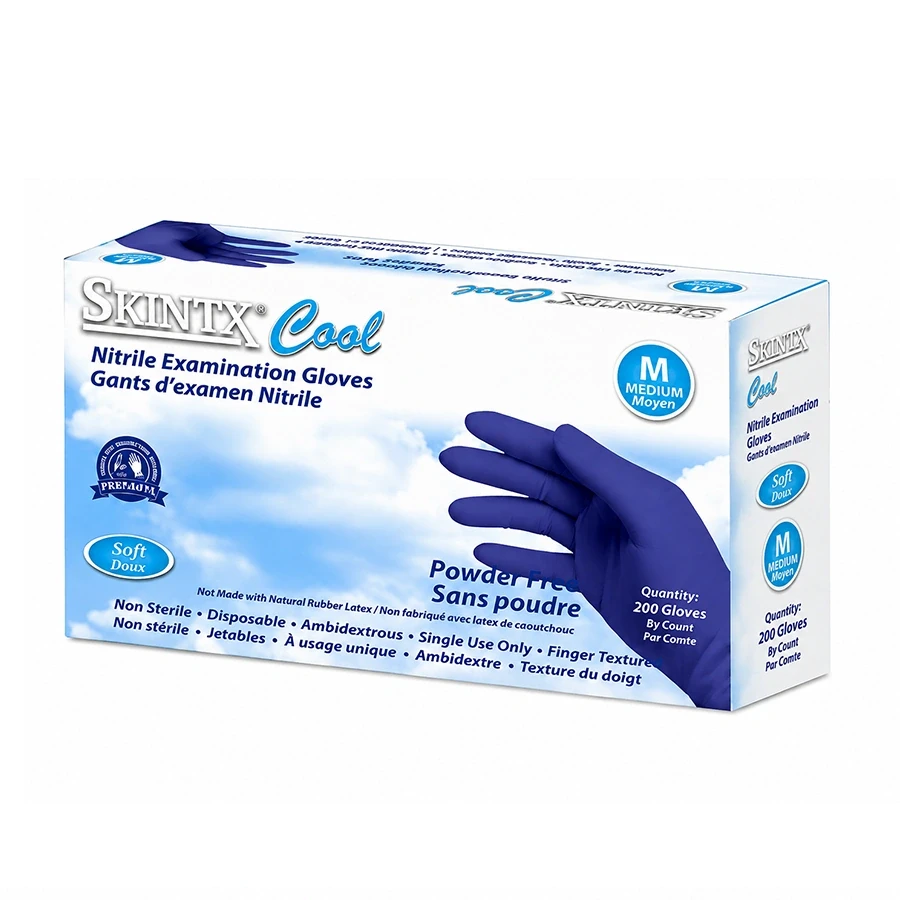 3 mil Blue Nitrile Gloves — CB2-5 — nitrile gloves from AEKONAMI