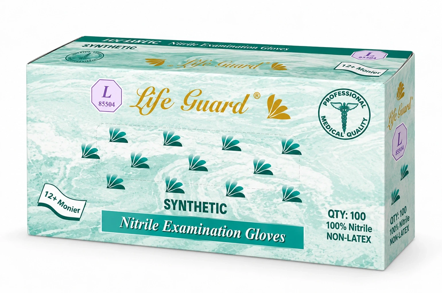 LifeGuard #6300 — blue nitrile gloves from AEKONAMI