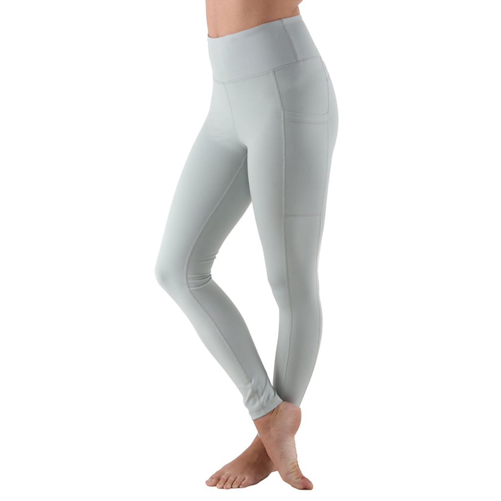 90 Degree by Reflex Size Medium Gray Yoga Pants Leggings Womens